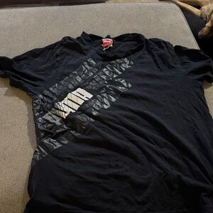 Puma Black Graphic Tee